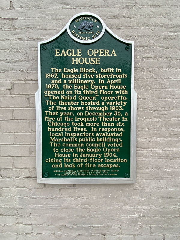 Eagle Opera House - Photo From Historical Marker Page